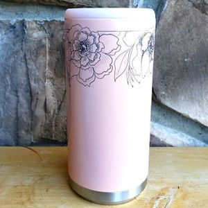 Peach can cooler coozie